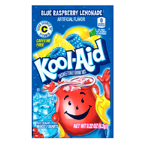Kool-Aid Blue Raspberry Lemonade Drink Mix Packet - Kool-Aid Blue Raspberry Lemonade - Drink Mix