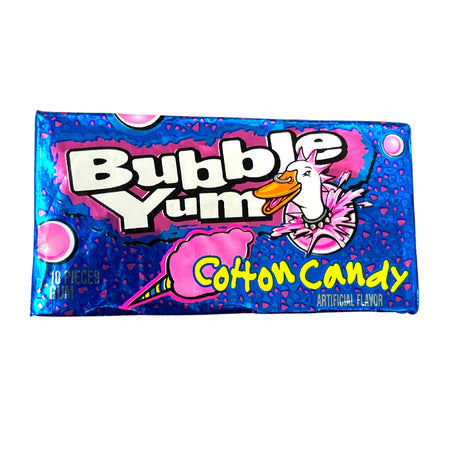 Bubble Yum Cotton Candy Bubble Gum -10pc