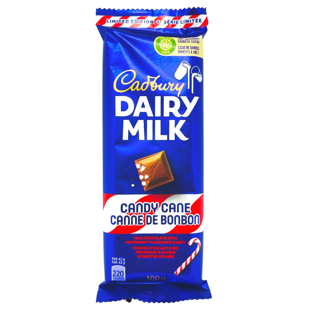 Christmas Cadbury Dairy Milk Candy Cane - 100g - Christmas Candy