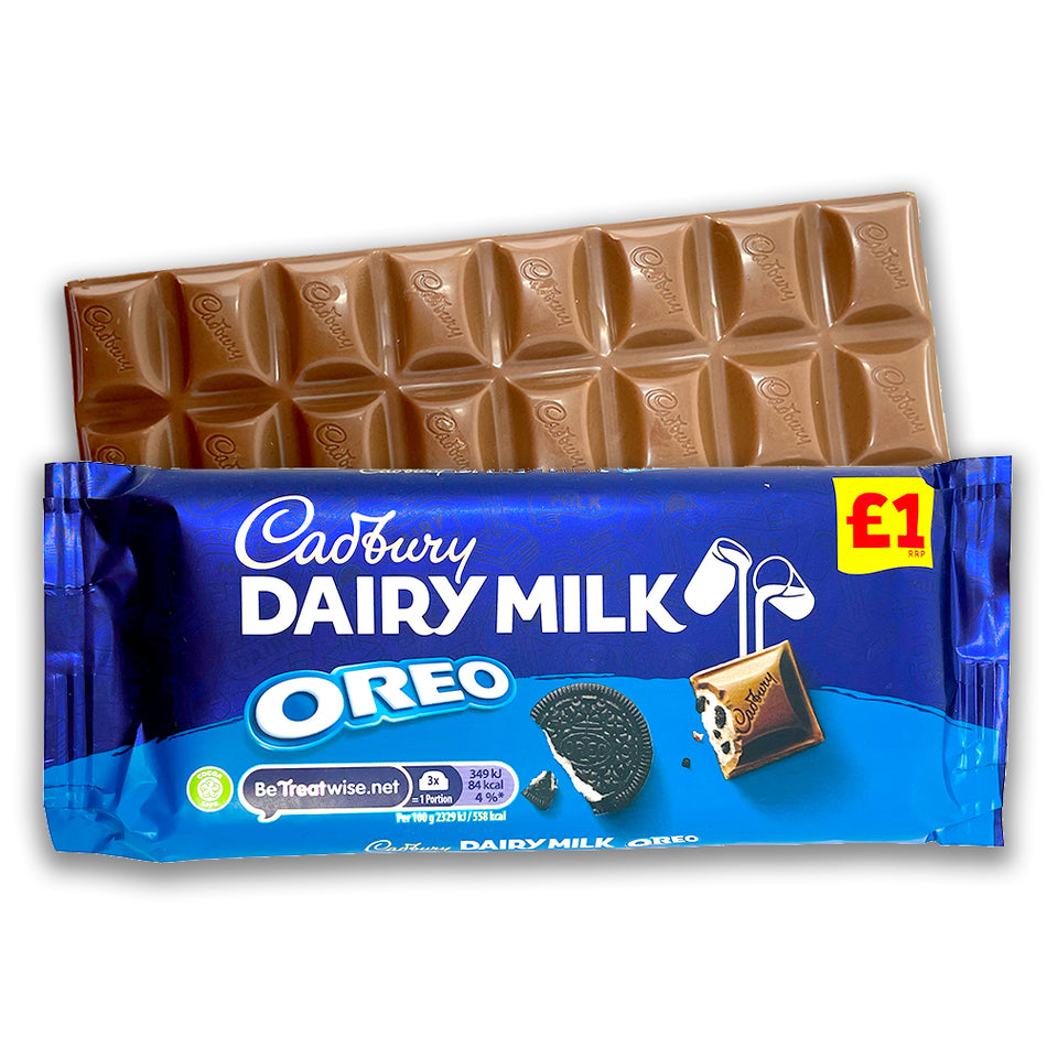 Cadbury Dairy Milk Oreo Bars UK - 120g English Chocolate