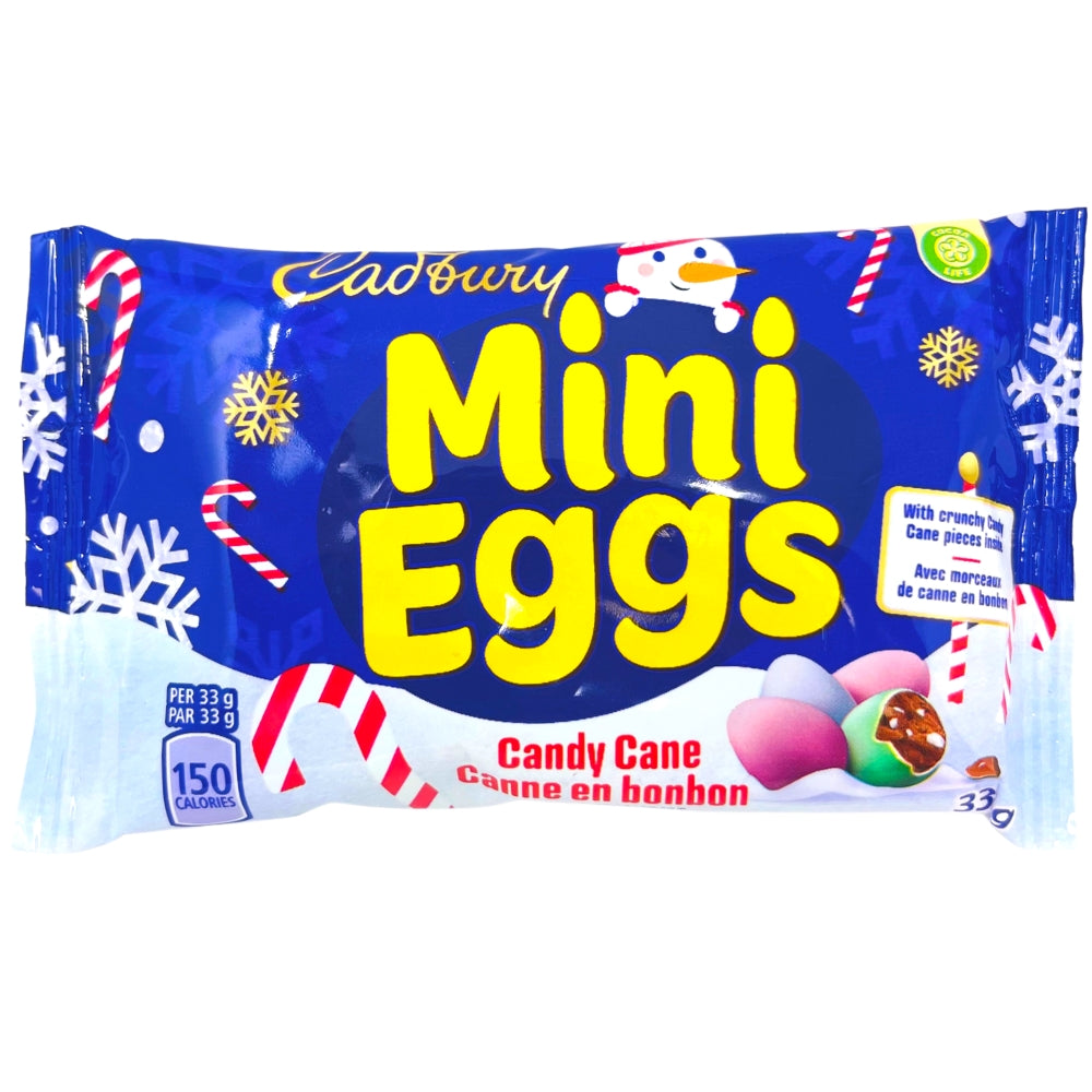 Christmas Cadbury Mini Eggs Candy Cane - 33g 