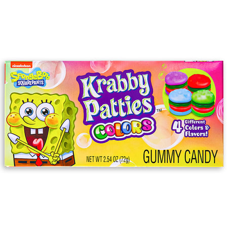 SpongeBob Gummy Krabby Patties Colors Theater Box Front