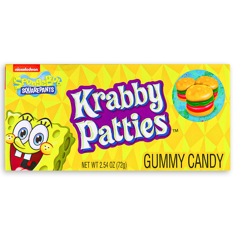 SpongeBob SquarePants Krabby Patties Candy Theater Pack Front