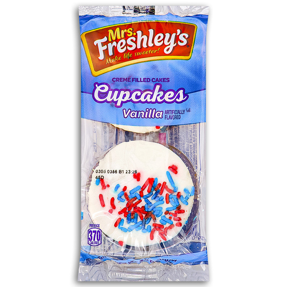 Mrs Freshley's Vanilla Cupcakes 102 g Front
