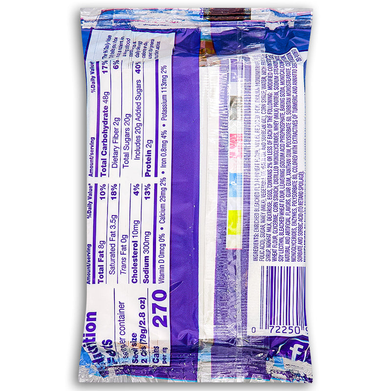 Mrs Freshley's Vanilla Dreamies Creme Filled Cakes 79g Back Ingredients