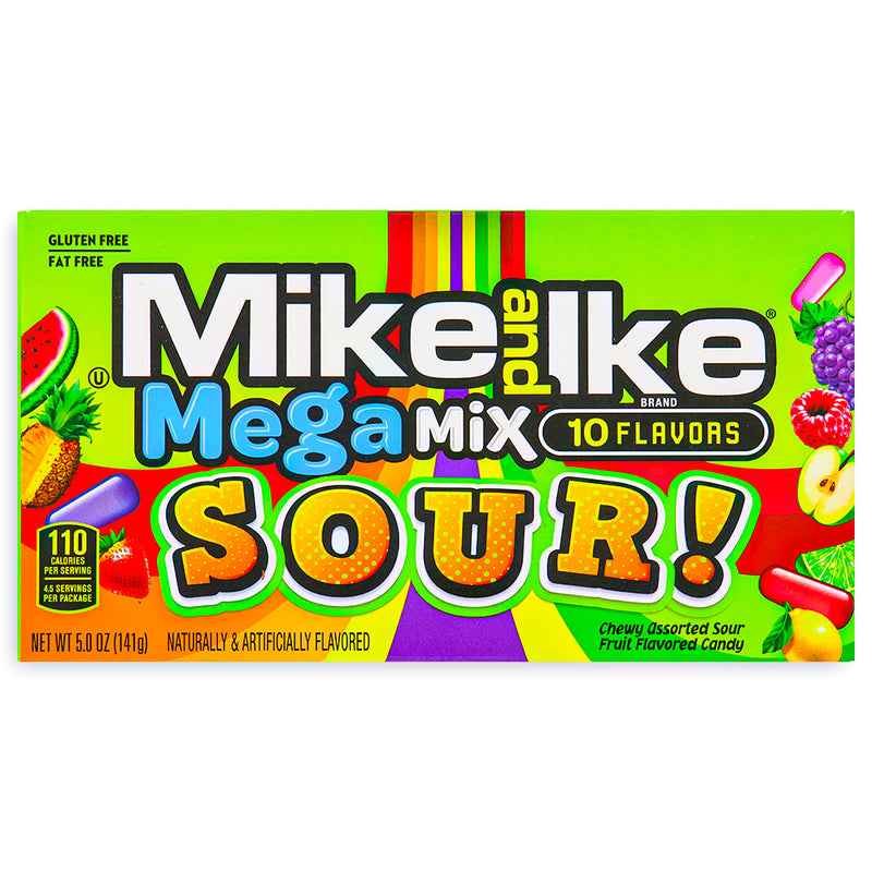 Mike and Ike - Mega Mix Sour Candy - 5oz