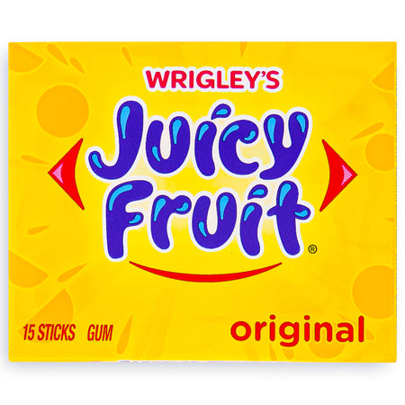 Wrigley's Juicy Fruit Original 15 Stick Packs Front