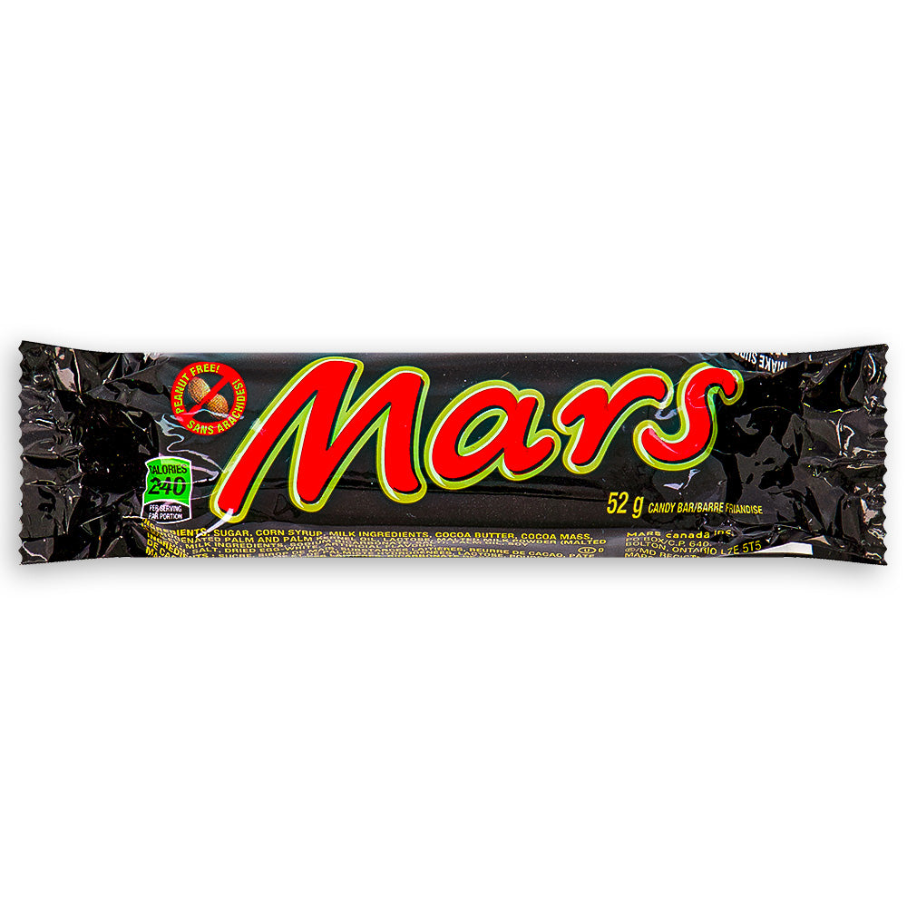 Mars Bar 52 g Front Mars Canada