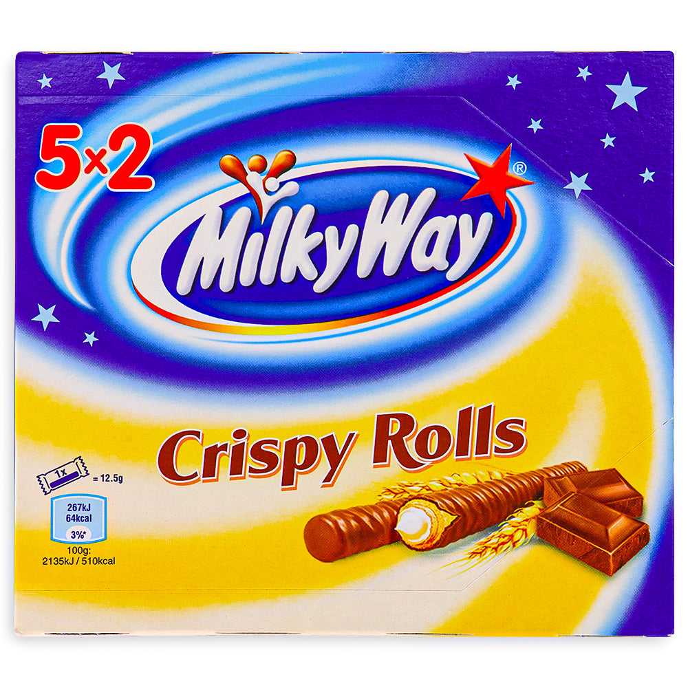 Milky Way Crispy Rolls UK 5 x 2 pack 125 g Front