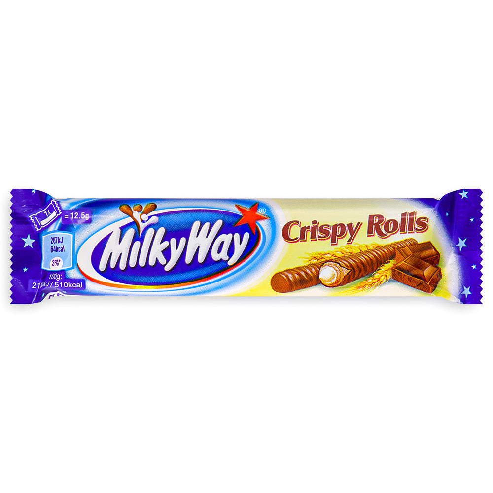 Milk Way Crispy Rolls UK 25g Front