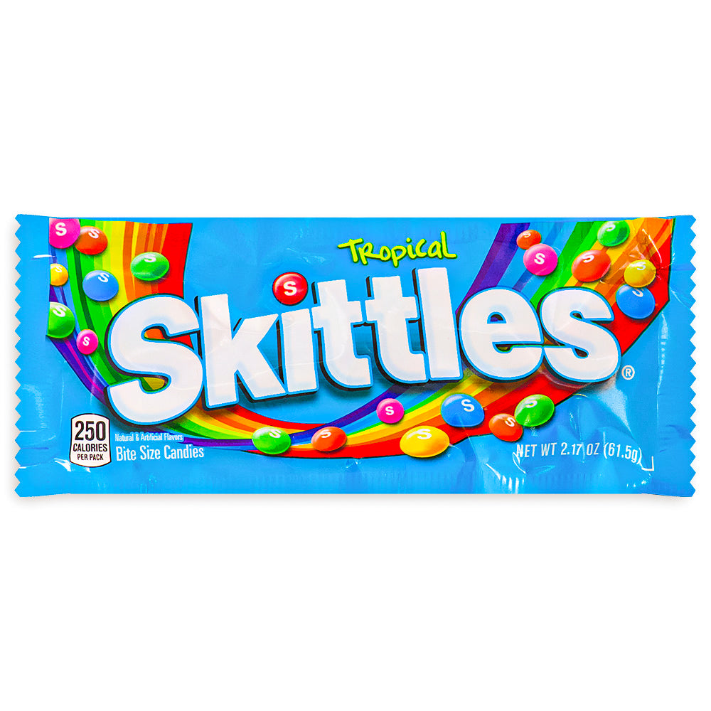 Skittles Tropical Candies 61.5g Front