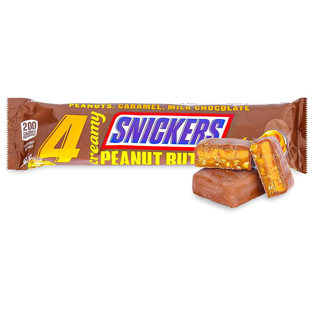 Snickers Creamy Peanut Butter 4 Squares 2.8oz