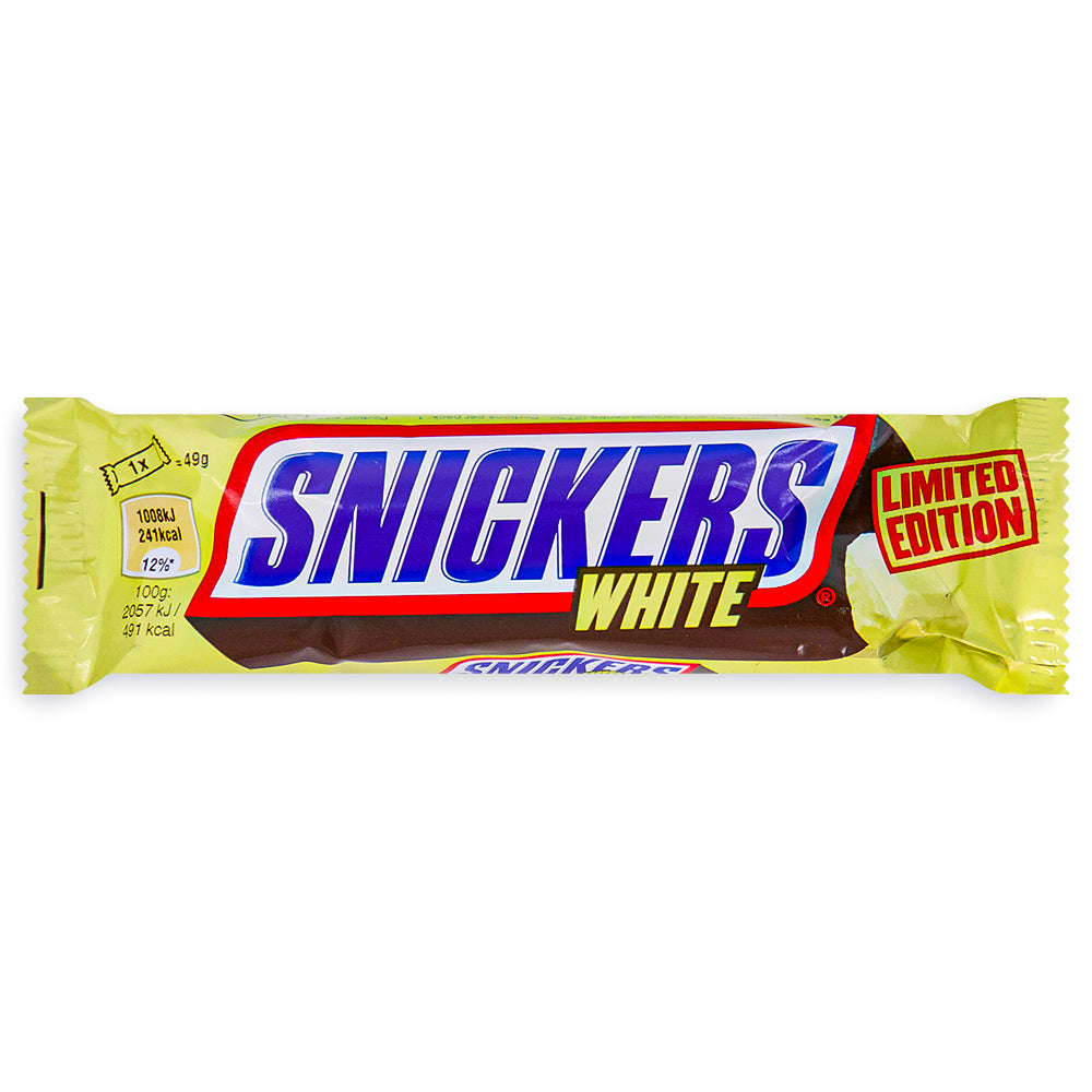 Snicker Limited Edition White Bar UK 49g Front