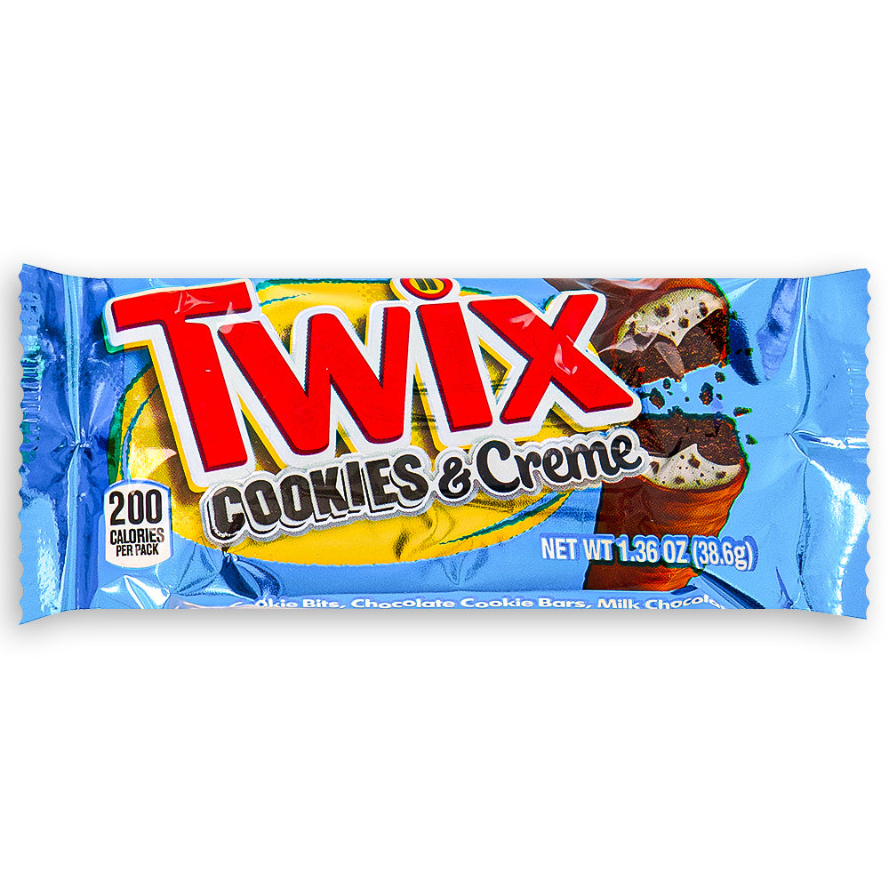 Twix Cookies & Creme Cookie Candy Bars 38g Front