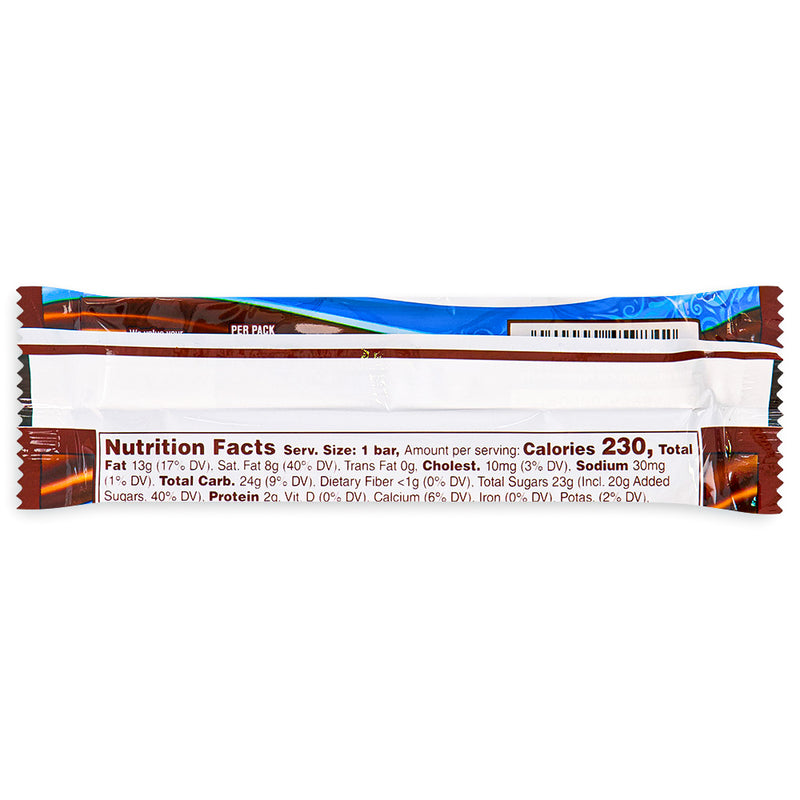 Dove Milk Chocolate 1.44oz Back