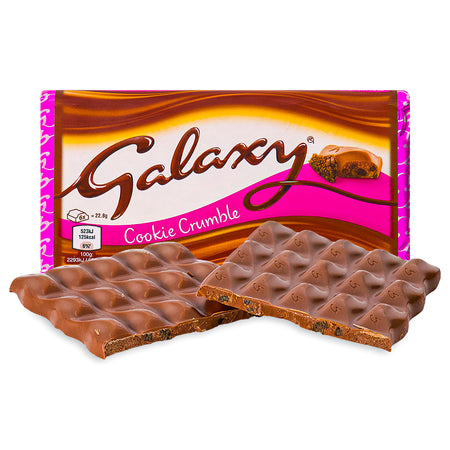 Galaxy Cookie Crumble 114g British Chocolate Bar