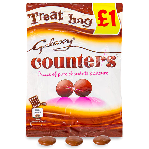Galaxy Counters Treat Bag 78g British Chocolate