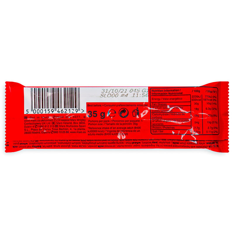 Maltesers Teasers Bar UK 35g Back