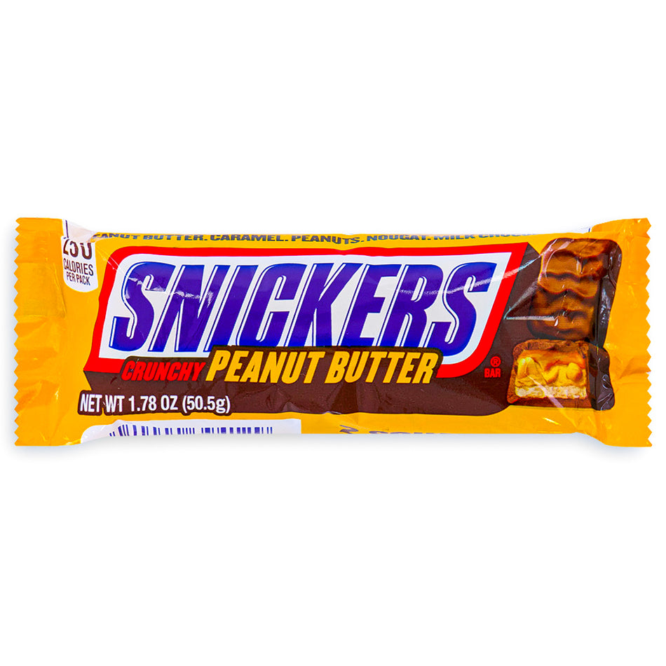 Snickers Crunchy Peanut Butter Squared 1.78oz Front