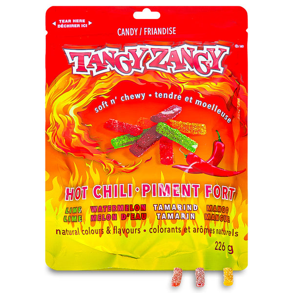 Tangy Zangy Hot Chili Chewy Candy 226g