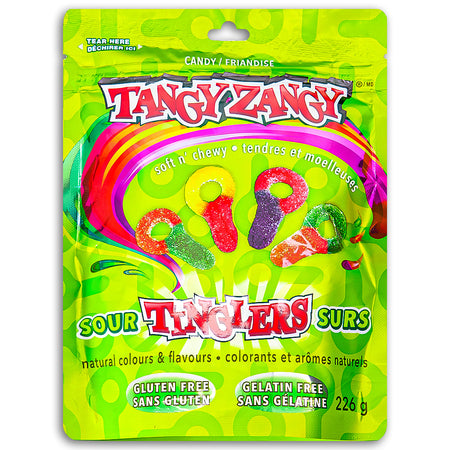 Tangy Zangy Sour Tinglers 226g Front