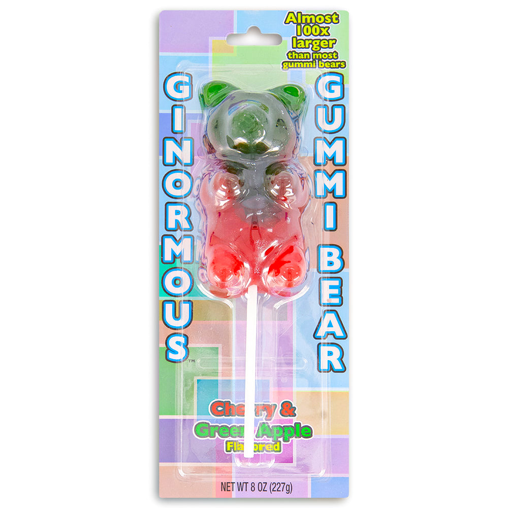 Ginormous Gummi Bear Lollipop Front