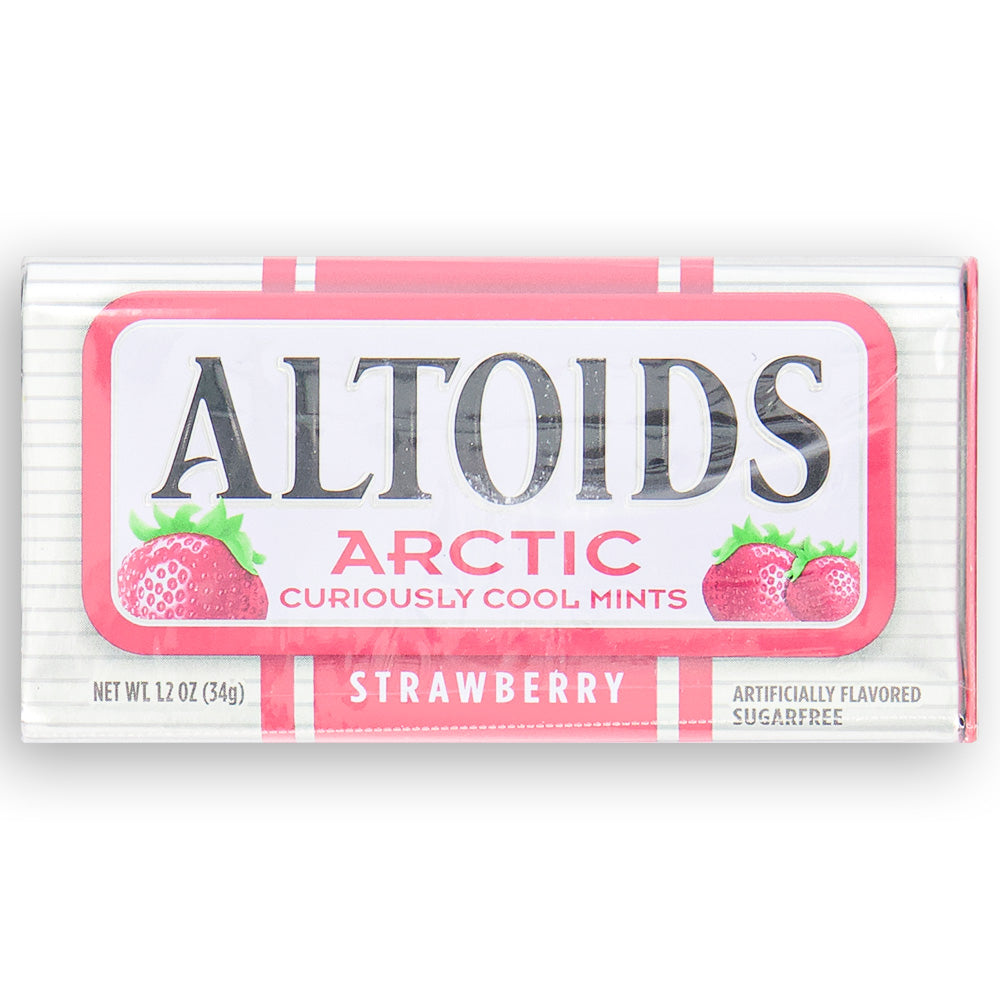 Altoids Arctic Strawberry Curiously Cool Mints – Candy Funhouse CA