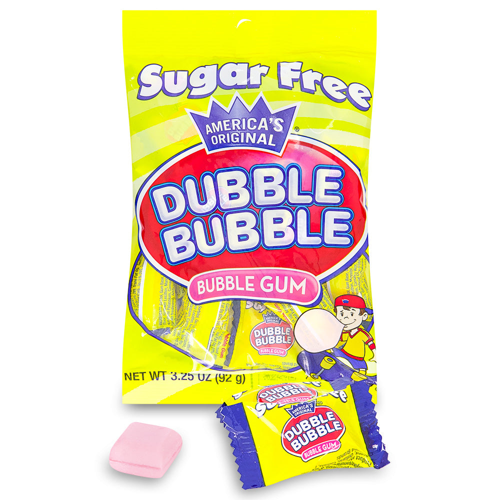Dubble Bubble Sugar Free Bubble Gum 92g