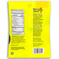 Mary Jane Candies 3oz Back Ingredients