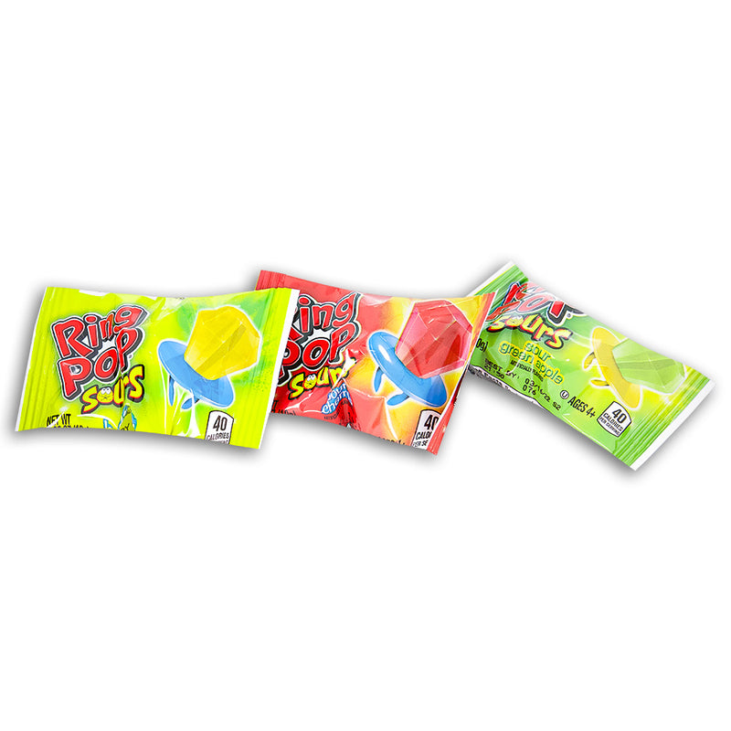 Ring Pop Sours 3 Pack 30g Items Inside