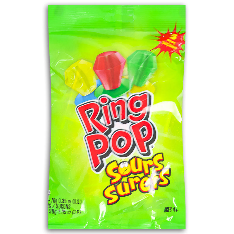 Ring Pop Sours 3 Pack 30g Front
