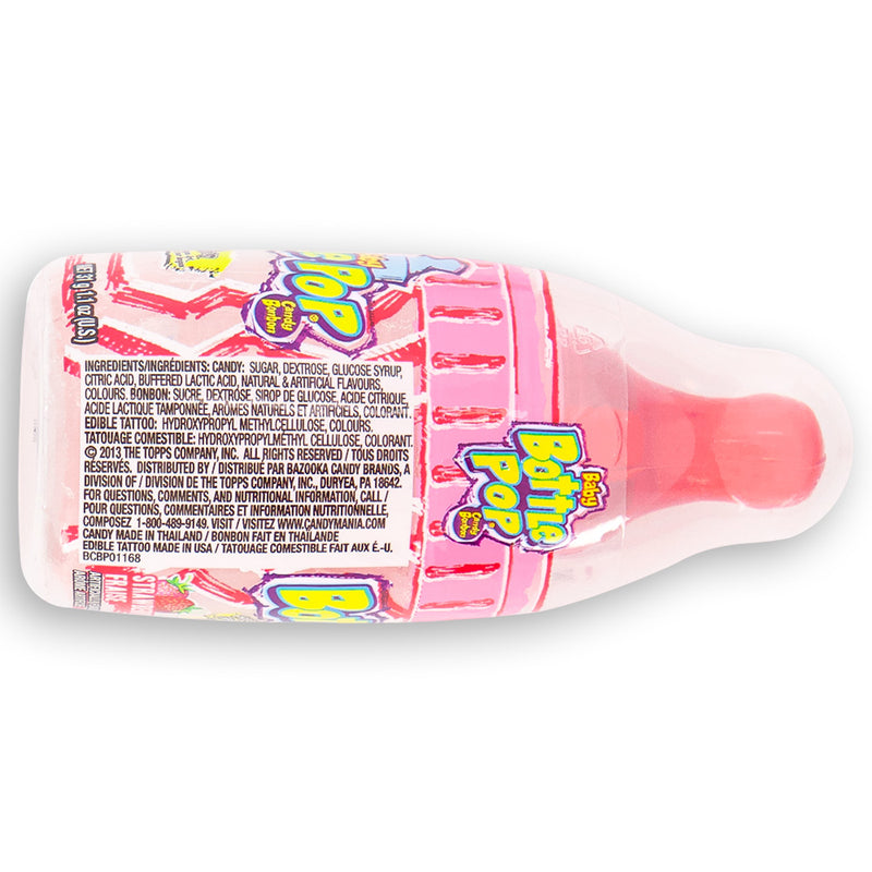 Baby Bottle Pop Back Ingredients