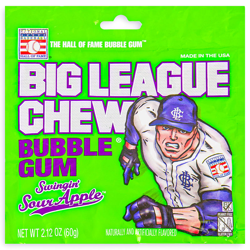 Big League Chew Swingin' Sour Apple Front