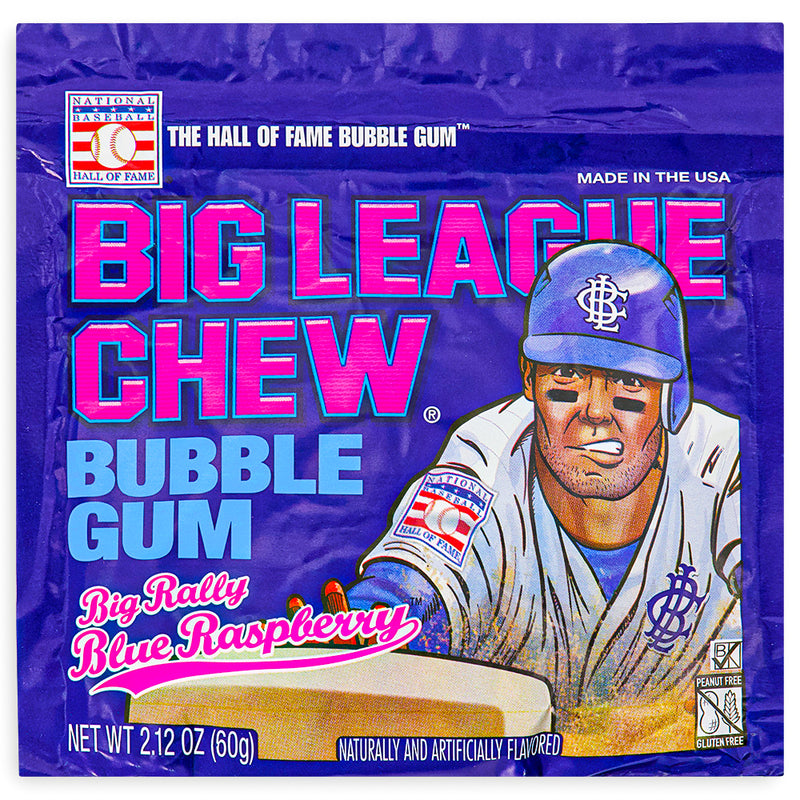 Big League Chew Blue Raspberry Front