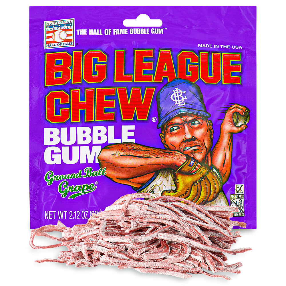 Big League Chew Ground Ball Grape