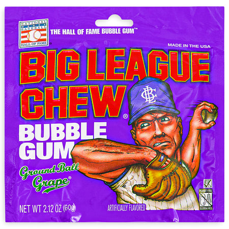 Big League Chew Ground Ball Grape Front