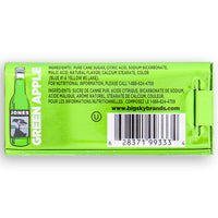Jones Carbonated Candy Green Apple 25g Back Ingredients