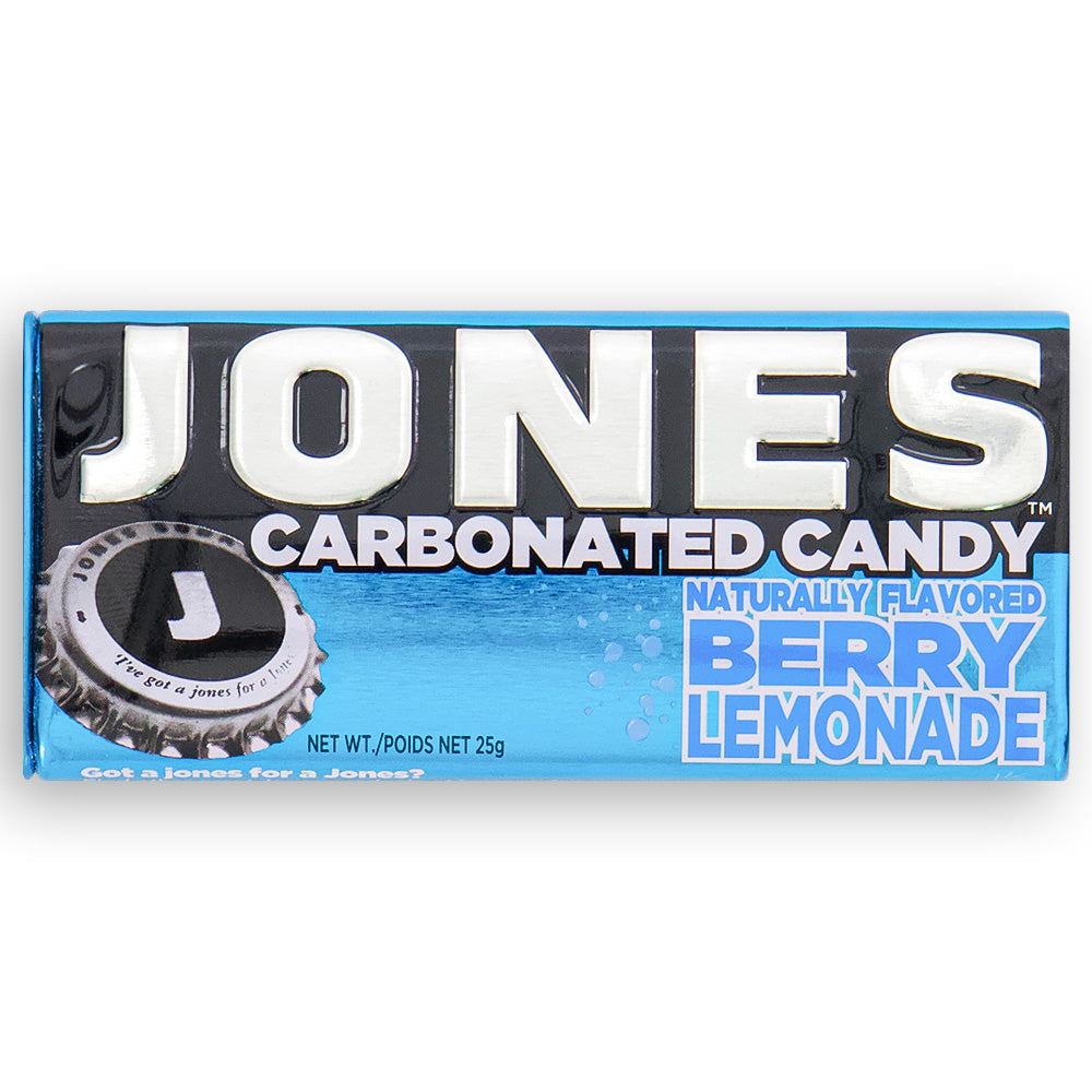 Jones Carbonated Candy Berry Lemonade 25g Front