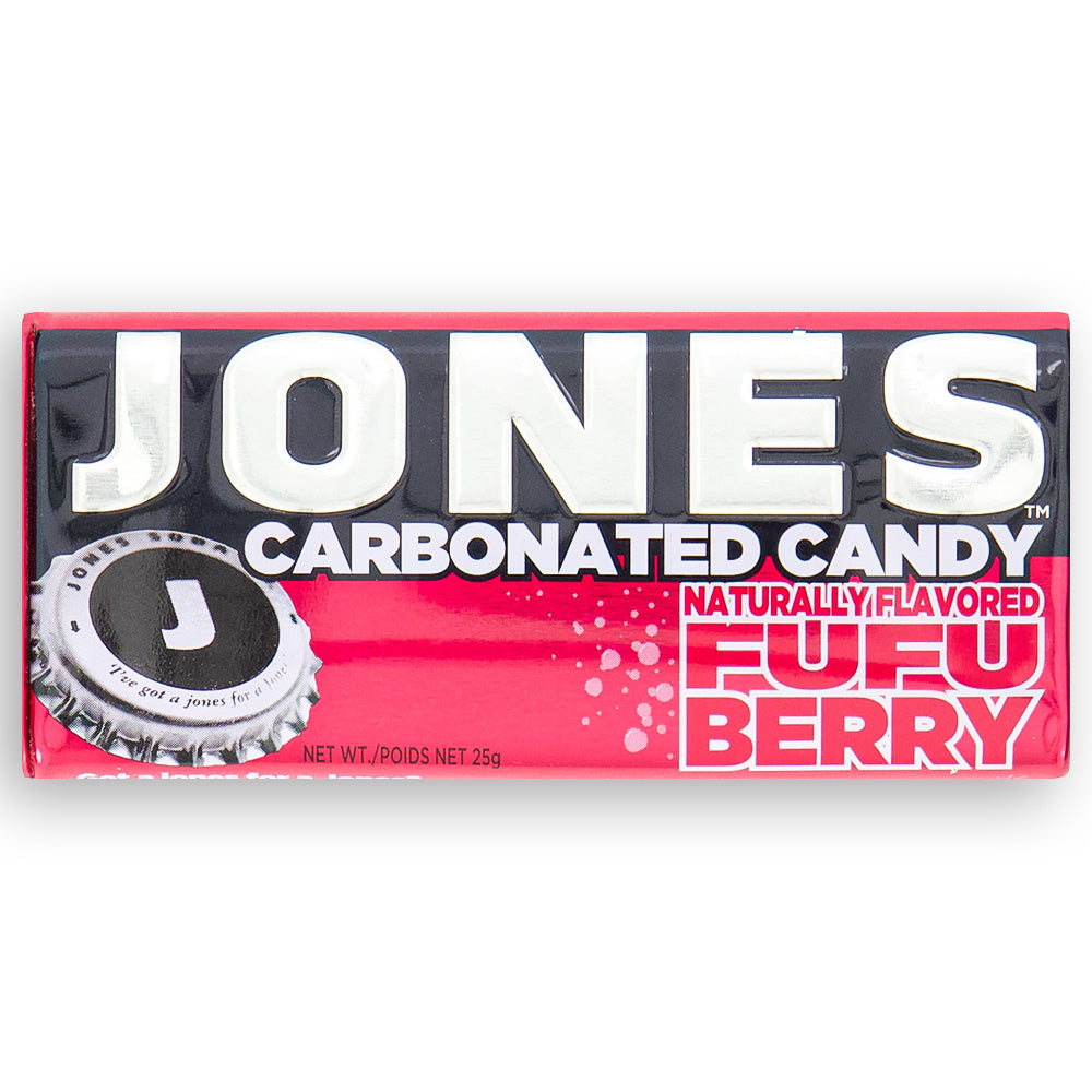Jones Carbonated Candy Fufu Berry 25g Front