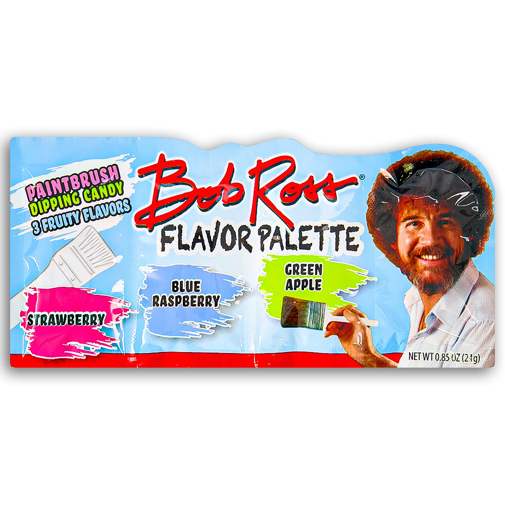 Bob Ross Flavor Palette Paint Brush Dipping Candy 24g Front
