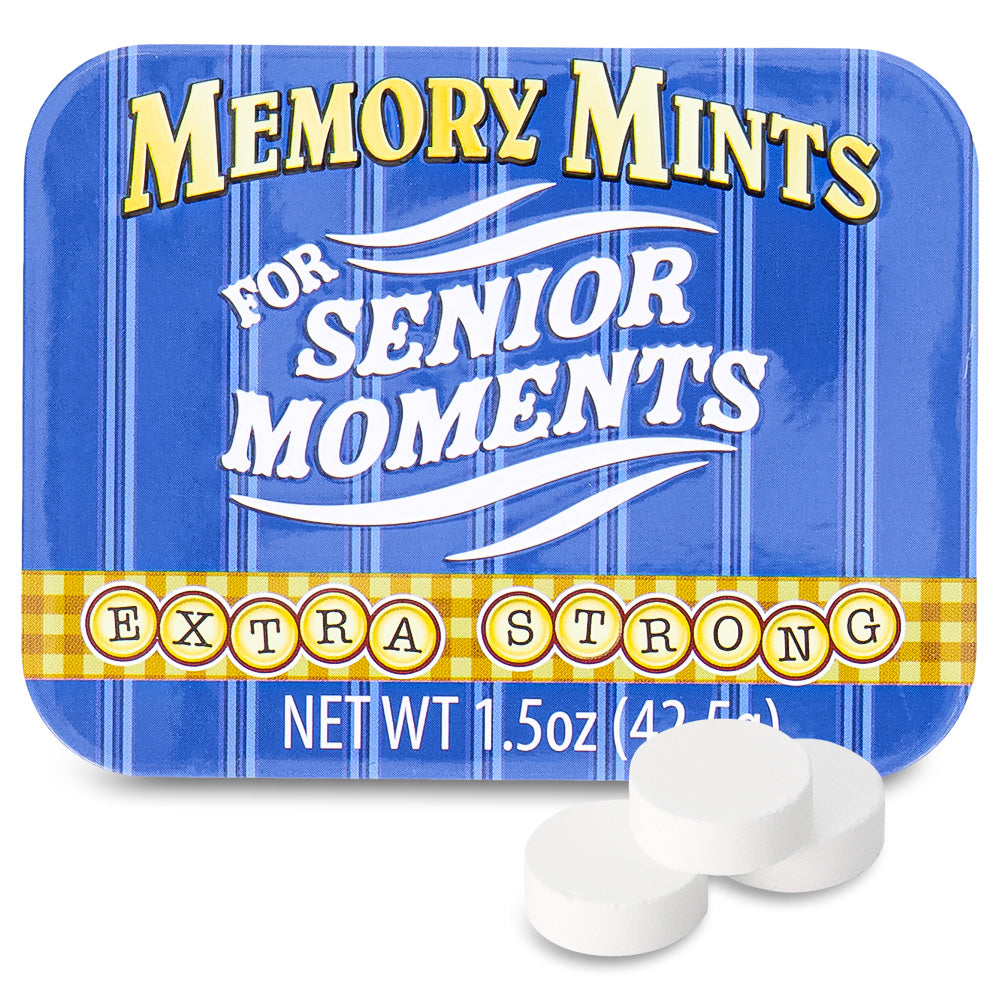 Boston America Memory Mints for Senior Moments Candy Tin 1.5oz