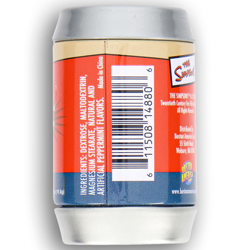 Boston America Simpsons Duff Mints Back Ingredients