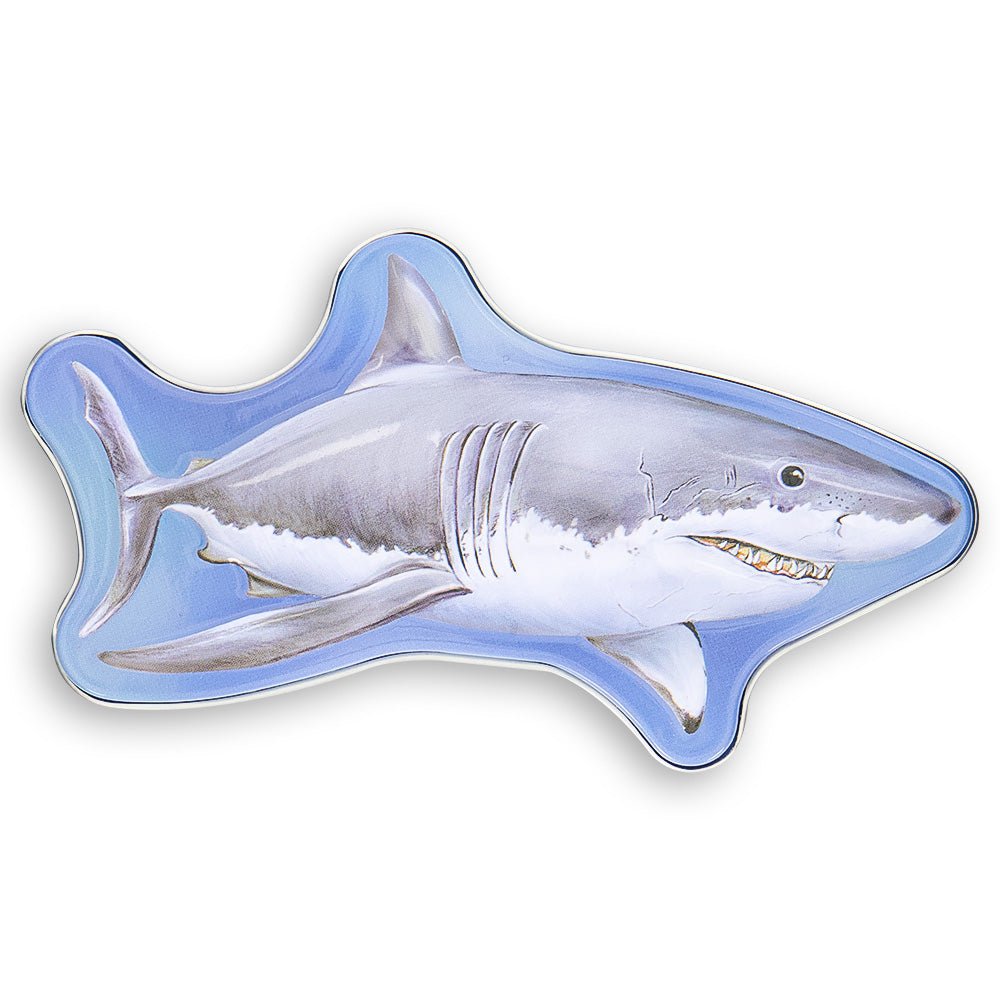 Boston America Maneater Shark Bait Candy Tin 28g Front
