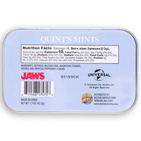 Boston America Quint's Mints 42.5g Back Ingredients