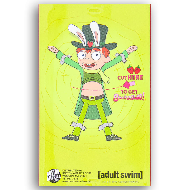 Boston America Strawberry Smiggles from Rick and Morty Tin Back