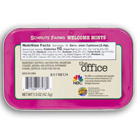 Boston America Schrute Farms Welcome Mints Back Ingredients