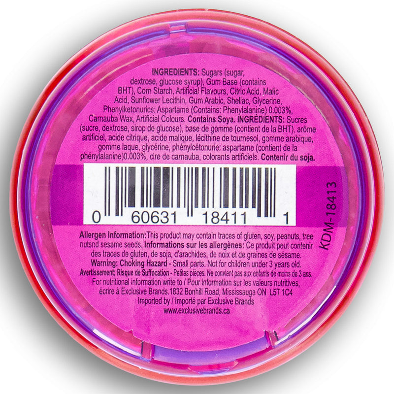 Kidsmania Yo Yo Mania Back Ingredients