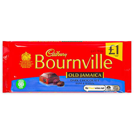 Cadbury Bournville Old Jamaica 100g Front