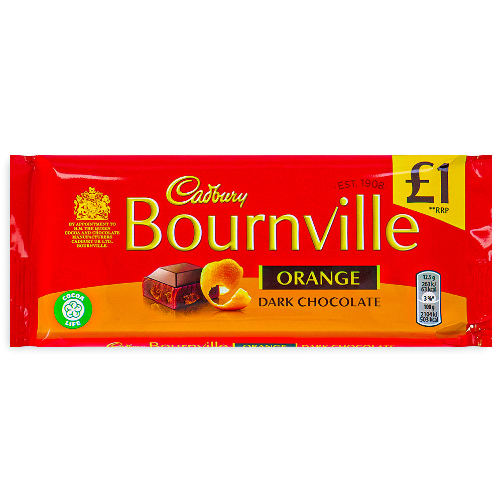 Cadbury Bournville Orange - 100g Front