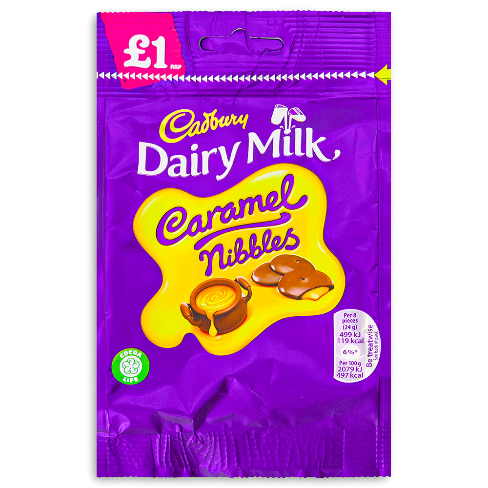 Cadbury Dairy Milk Caramel Nibbles UK Front